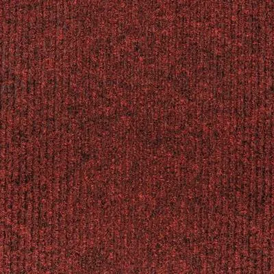 Produktbild von Teppichfliese Nadelfilz Solid Rippe 41 rot 2,5 mm 50x50 cm