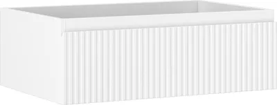 Obrázek produktu pro Mexen Rivel koupelnová skříňka pod umyvadlo 70 cm, 1 zásuvka, drážkovaná, bílá matná - 91A20-07023-1-BF01