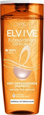 Produktbild von L'Oréal Paris Elvive Shampoo Extraordinary Oil Kokosöl für trockenes Haar 250 ml - 1 Stück