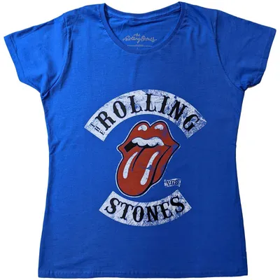 Produktbild von The Rolling Stones Tour '78 Blue L Damen T-Shirt