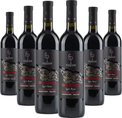 Produktbild von Weinpaket Old Shilda von Georgian Production Rotweine halbtrocken