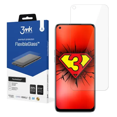Produktbild von 3mk Display Hybridglas FlexibleGlass für Realme 6 0,3mm 7H