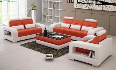 Produktbild von Sofagarnitur 3+2 Garnitur Design Modern Ledersofa