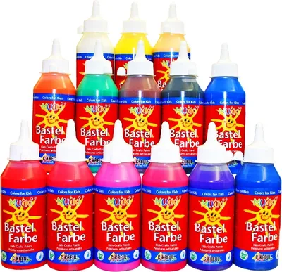 Produktbild von KREUL Bastelfarbe MUCKi gelb 250ml Flasche