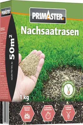 Produktbild von Primaster Nachsaatrasen 1 kg für ca. 50 m²