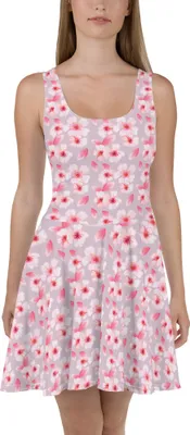 Produktbild von Mr. & Mrs. Panda Kleid Kirschlüten Meer XXXL - Weiß - Geschenk, Blumen, Damen-Sommerkleid, Kirschblüten, Damenkleid, Sommerkleid, Muster, Blütenmuster, Strandkleid