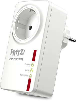 Produktbild von FRITZ! Powerline 530E, 500 Mbit/s, IEEE 1901, Typ F, Schnelles Ethernet, 10,100 Mbit/s, 128-bit AES