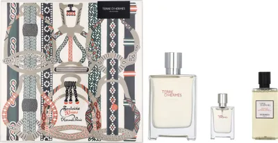 Produktbild von Edp Spray 100m/Edp Spray 1,5ml/Shower Gel 80ml Hermes Terre D'Hermes Eau Givree Giftset