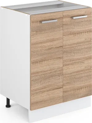 Produktbild von Vicco Küchenunterschrank R-Line, 60 cm ohne Arbeitsplatte, Sonoma/Weiß