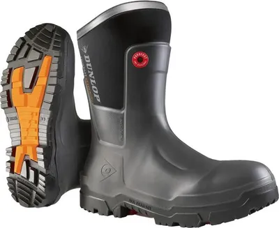 Produktbild von Dunlop Veiligheidslaars Snugboot Kuit LG8HU42 Zwart Maat 43