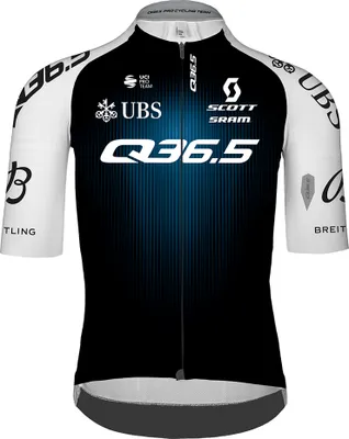 Immagine prodotto di Q36.5 Gregarius Pro Cycling Team Maglia da ciclismo a maniche corte Nero S Uomo Nero S