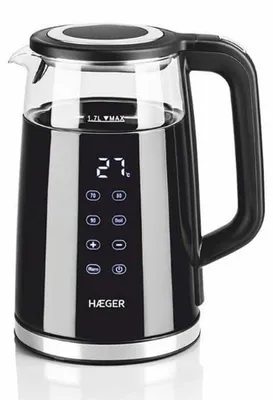 Image de Bouilloire de 1,7 L, 2200 W, noire
