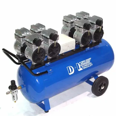 Image de Compresseur d'air comprimé Silent Silencieux V8 360/8/90W Sans huile Compresseur silencieux 4HP