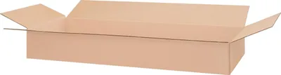 Produktbild von verpacking 40 Faltkartons 1100 x 400 x 150 mm Braun (Außenmaß 1105 x 405 x 160 mm) KK 210 1-wellig Versandkarton für mittelgroße Waren DHL Paket DPD GLS Hermes Kartons