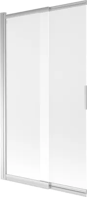 Produktbild von Mexen Fox Duschwand, 2-flügelig, schiebbar 100 x 150 cm, mattiert, Chrom - 891-100-002-01-30