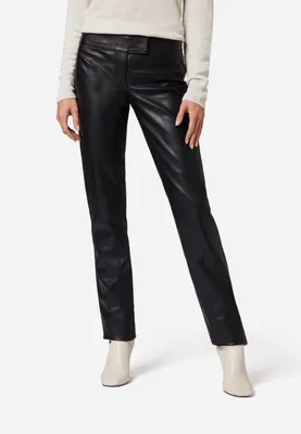 Image de Pantalon en cuir pour femme Jeans en cuir Ricano LOW CUT - Noir / S