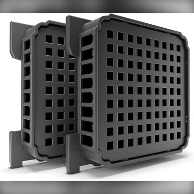 Productafbeelding van INF Koelkastluchtfilter Vervanging 2-pack – compatibel met Liebherr 7440021-00, past 9096989 & 988246001, ABS+fiber, 10cm x 10cm