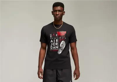 Produktbild von Hemd Nike Air Jordan Marke Grafik Crew 2 T-Shirt DM1424010