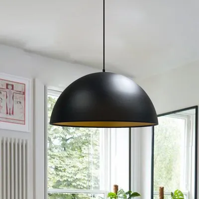 Produktbild von Hängelampe | Lipeo | Metall Pendelleuchte Schwarz