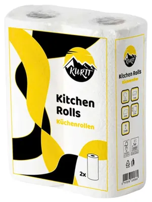 Productafbeelding van 32 Rollen Keukenrol van 100% Cellulose, 50 Vellen per Rol