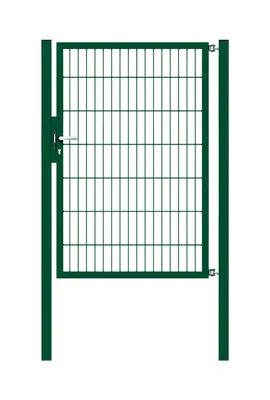 Zdjęcie produktu dla Alberts 646813 Brama pojedyncza Flexo z akcesoriami, zielona, szerokość 100 cm, wysokość 140 cm