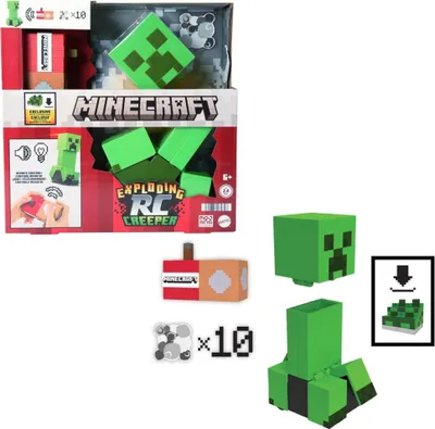 Obrázek produktu pro Mattel Minecraft RC Explodující Creeper, HRR48