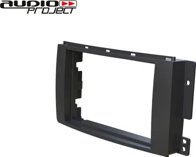 Produktbild von Audioproject A246 - Autoradio Radioblende SET Doppel DIN 2 DIN für SMART ForTwo 451 2007 - 2010 - SMART ForFour 454 2004 - 2006 Cabrio - Radioadapter Antennenadapter schwarz