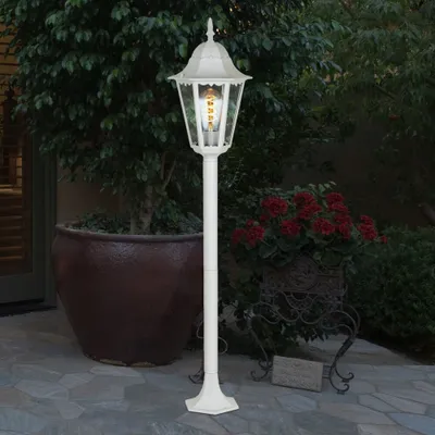 Produktbild von LED Außenstehleuchte, Aluminium, weiß, H 120 cm