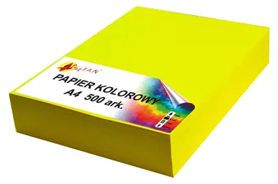 Produktbild von Farbiges A4-Papier, 80 g, neon-gelb, 500 Blatt