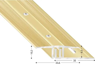 Zdjęcie produktu dla Kügele profil przejściowy kompensacja wysokości listwa przejściowa 100 cm aluminium piasek
