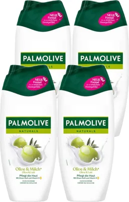 Zdjęcie produktu dla Palmolive kremowa oliwka pod prysznic i mleczko nawilżające 250ml opakowanie 4 szt