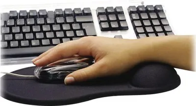 Obrázek produktu pro Sandberg Gel Mousepad with Wrist Rest, Černá, Jednobarevný, Gel, Podložka pod zápěstí