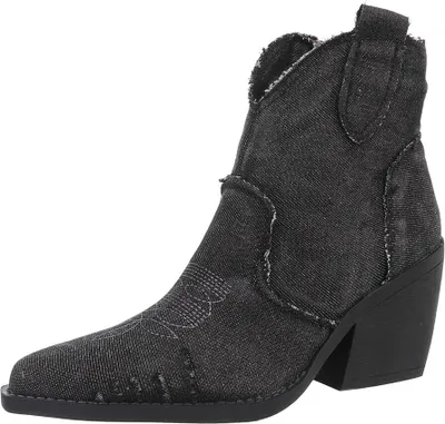 Produktbild von Ital-Design Damen Stiefeletten  Denimoptik Western- & Bikerboots 88843815 Schwarz Gr.  38