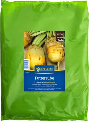 Produktbild von Kiepenkerl Futterrübe Eckdogelb Beta vulgaris var. vulgaris für 250 m² 0,5 kg