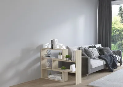 Produktbild von Bücherregal KAROL 3 Standregal Regal Sonoma