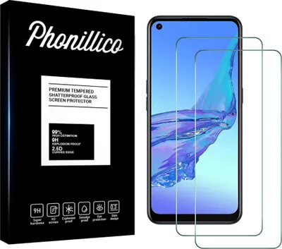 Immagine prodotto di Vetro temperato per Oppo A53 / A53S [2 pezzi] Pellicola protettiva dello schermo Antigraffio Vetro Resistente Phonillico®