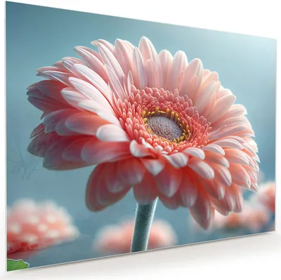 Produktbild von Glasbild 120x90cm in XXL für Wohnzimmer, Schlafzimmer Motiv Blumenpracht