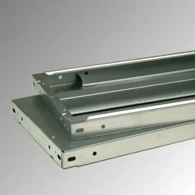 Produktbild von Fachbodenregal mit Tiefenriegel - 150 kg - 2.000 x 1.005 x 500 mm (HxBxT) - Grundregal - verzinkt - 5 Böden - BERT