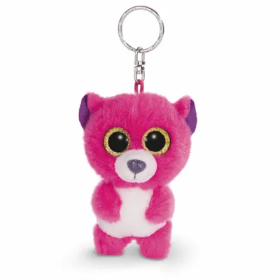 Zdjęcie produktu dla NICI GLUBSCHIS keyring Bear Briggy, Brelok na klucze, Różowy, Biały, Metal, Plusz, Poliester, Figura, 3 lat(a), Chłopak, dziewczyna