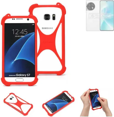 Produktbild von K-S-Trade Handy-Hülle kompatibel mit OnePlus 12R Schutz-Hülle Bumper Silikon Schutz Hülle Cover Case Silikoncase Silikonbumper TPU Softcase