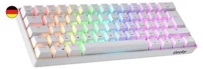Produktbild von 60% Mechanische Gaming-Tastatur mit RGB-LED-Hintergrundbeleuchtung