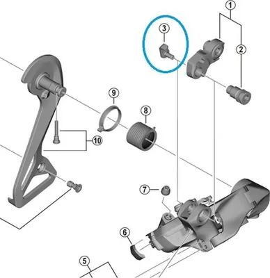 Immagine prodotto di Shimano Rd-r9250 105/ultegra/dura Ace Di2 12s guida cavo argento argento Taglia unica