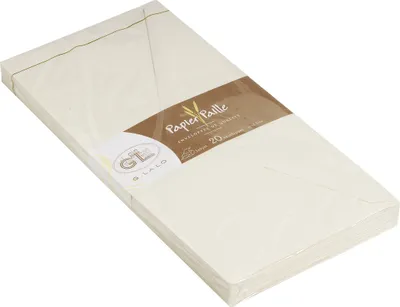 Produktbild von G.Lalo 5x Packung 20 Umschlägen 220x110mm, 120g, Strohpapier - Elfenbein 22616L