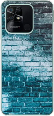 Produktbild von König Design Hülle kompatibel mit Xiaomi Redmi 10C Kunststoff Soft Handyhülle - Handy Case Ziegelwand