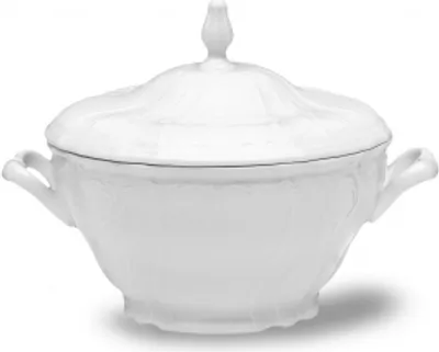Produktbild von Thun 1794 Suppenschüssel, 2,5 l, tschechisches Porzellan, Bernadotte, weiß, Thun
