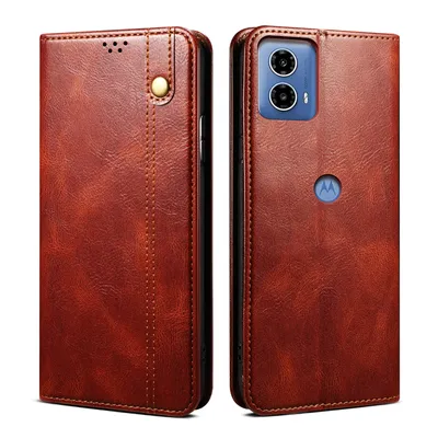 Obrázek produktu pro Pouzdro pro Motorola Moto G04 /Moto G24 kožené flip pouzdro peněženka s funkcí stojánku červené