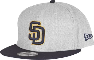 Produktbild von New Era 9Fifty Snapback Cap - HEATHER San Diego Padres grau