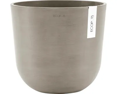Obrázek produktu pro Květináč Ecopots Oslo plastový Ø 23,1 cm 25 x 25 x 21,4 cm hnědý
