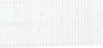 Produktbild von vidaXL Wand-Kopfteil Weiß 204x3x90 cm Massivholz Kiefer