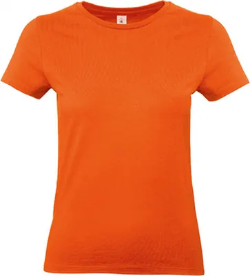 Produktbild von B&C TW04T | Damen T-Shirt / 100 E190 - Farbe: Orange - Größe: L